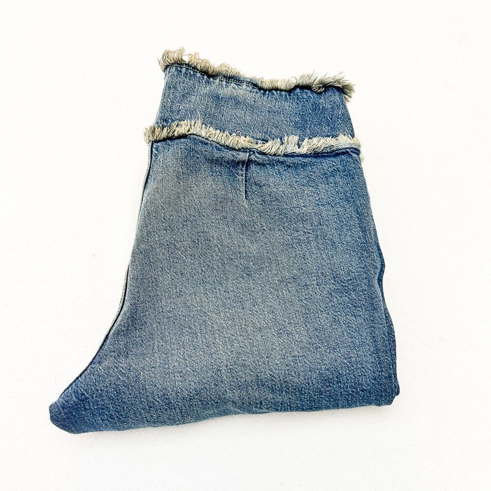 BDG Low Rise Skinny Ruffled Accent Split Hem Denim Jeans Size 34